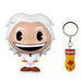 Back To The Future Doc Brown 4 Inch Stylized Figure With Keyring (Kidrobot Bhunny) Bttf