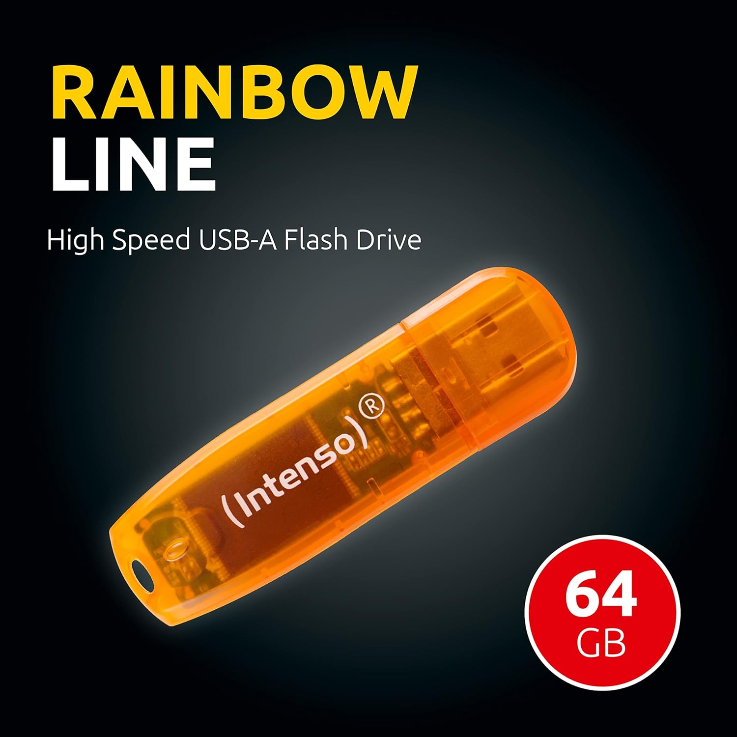 Intenso 3506460 64 GB Rainbow USB 2.0 Flash Drive