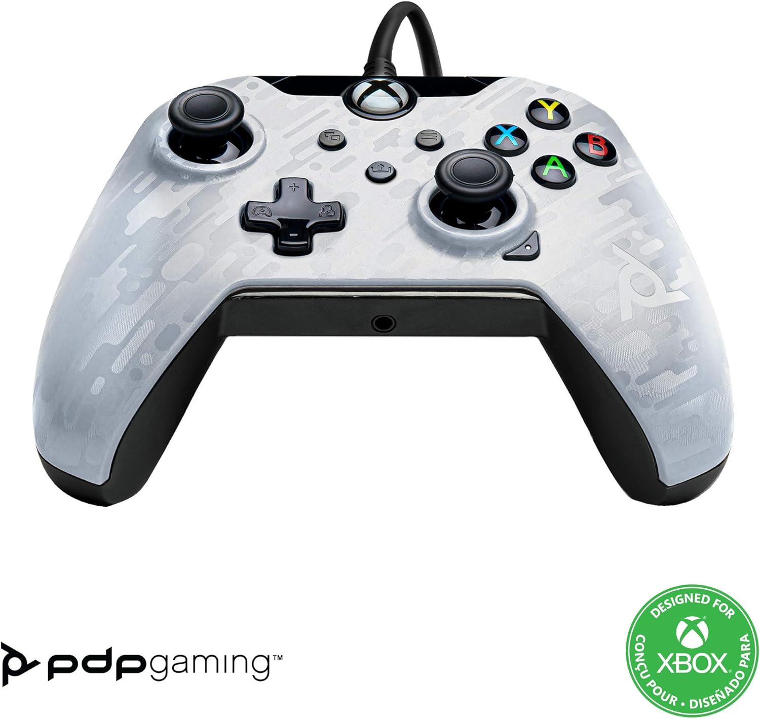 PDP Headset LVL40 Stereo Xbox - series XIS White + PDP Controller Wired for Xbox Series X│S, Ghost White