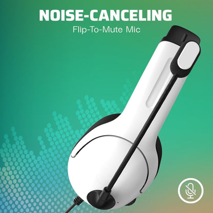 PDP Headset LVL40 Stereo Xbox - series XIS White + PDP Controller Wired for Xbox Series X│S, Ghost White