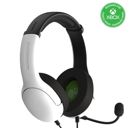 PDP Headset LVL40 Stereo Xbox - series XIS White + PDP Controller Wired for Xbox Series X│S, Ghost White