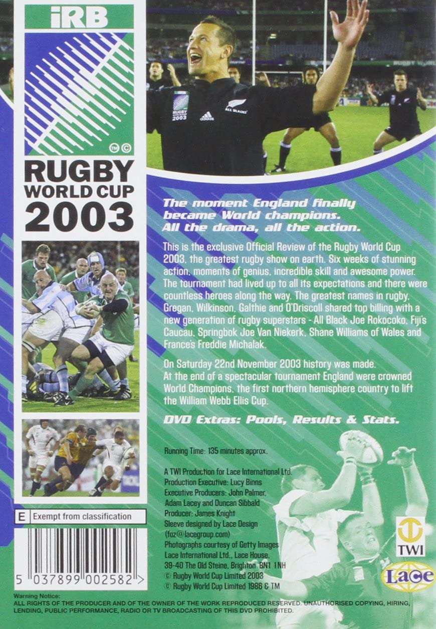 Rugby World Cup: 2003 - Official Review, England