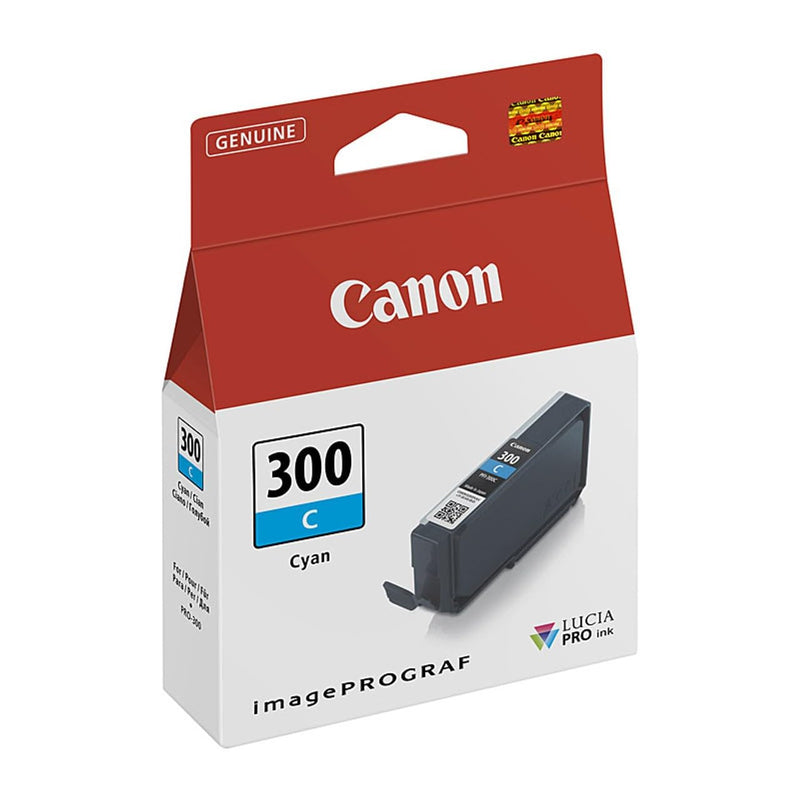 Canon Tintenpatrone PFI-300C - cyan 14,4 ml - Original für Tintenstrahldrucker
