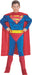 Rubie's Official DC Superman Muscle Chest Deluxe Boys Costume, Childs Fancy Dress Super Hero
