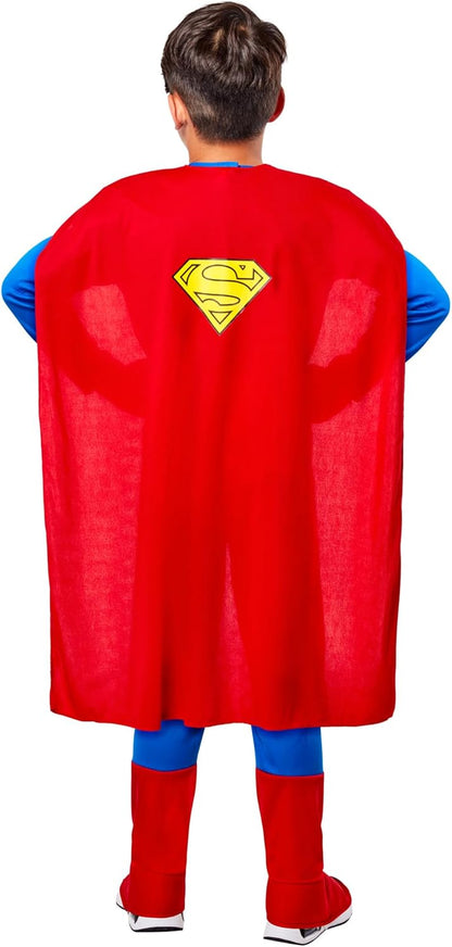 Rubie's Official DC Superman Muscle Chest Deluxe Boys Costume, Childs Fancy Dress Super Hero