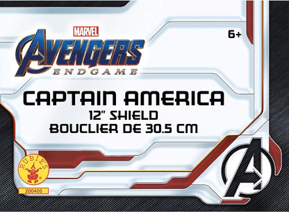Rubie's Official Marvel Endgame Captain America Shield, 12-inch Child's Fancy Dress Accessory,12 x 12 x 2 inches