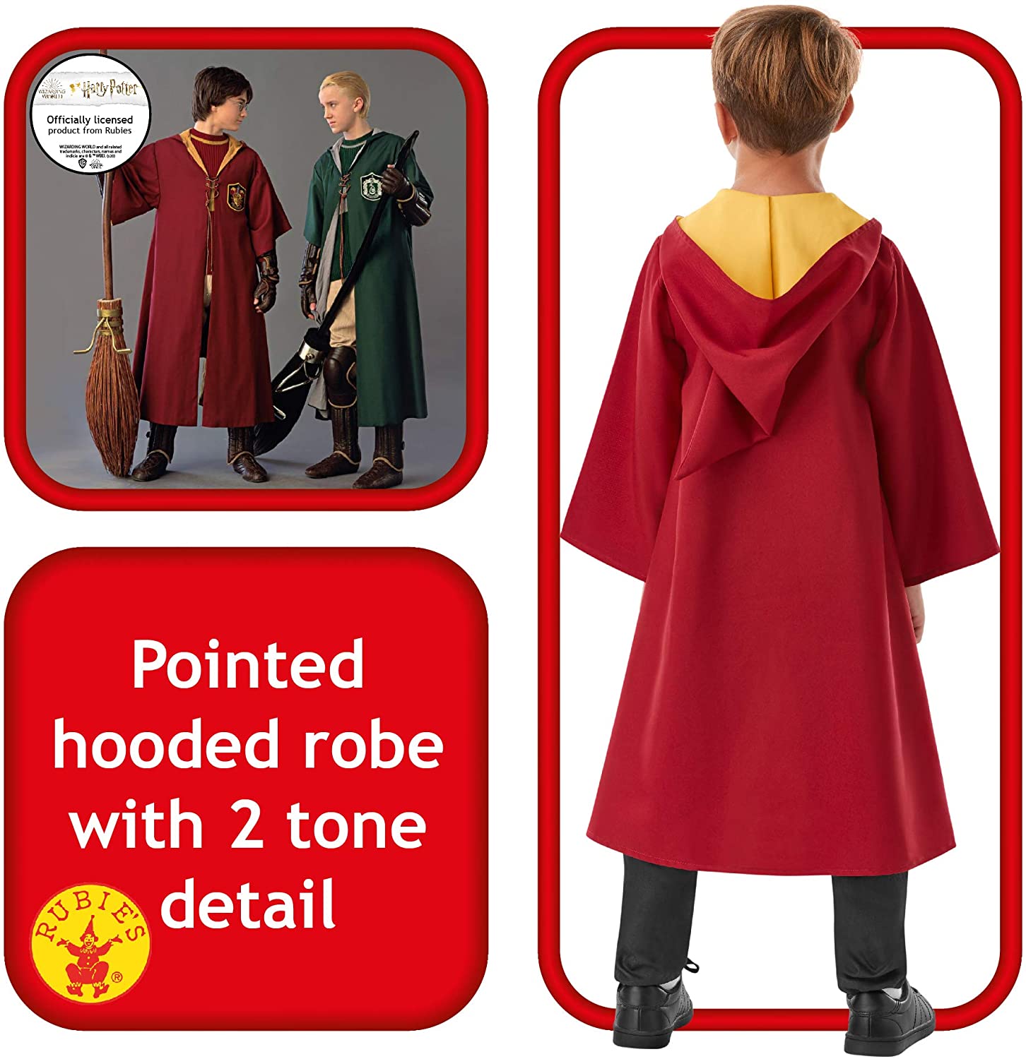 Rubie's Official Harry Potter Quidditch Robe Childs Costume