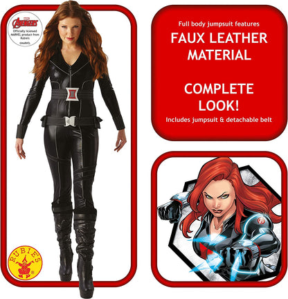 Rubies 888720M Disfraz Oficial de Marvel, Viuda Negra, Multicolor, Talla M
