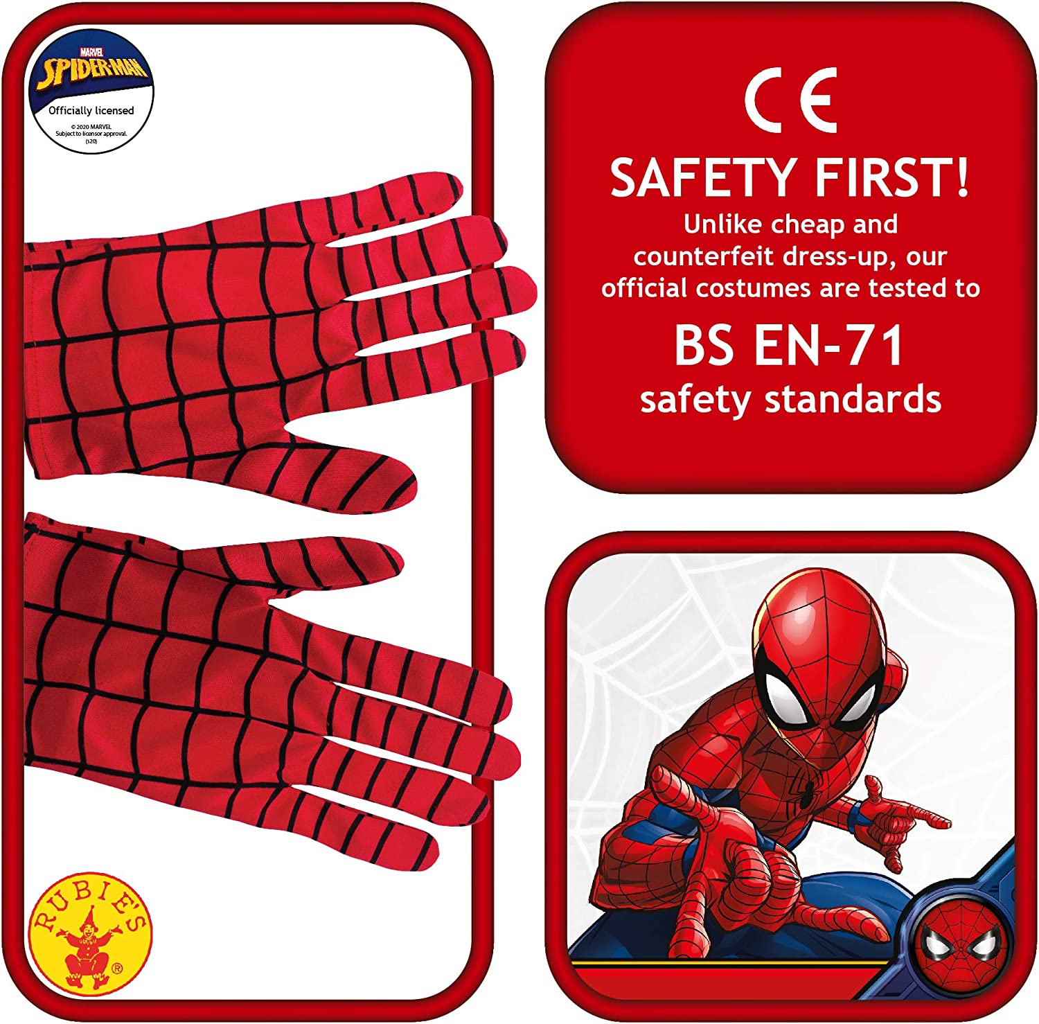 Child Spider-Man Gloves