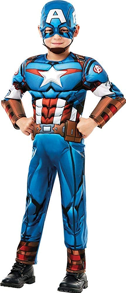 Rubies - AVENGERS officiel -Déguisement Luxe Captain America 3-4 ans