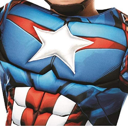 Rubies - AVENGERS officiel -Déguisement Luxe Captain America 3-4 ans