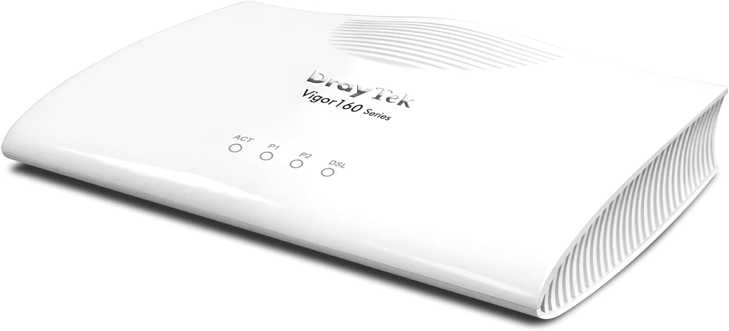 DrayTek Vigor V166 G.fast & VDSL2 Modem, IPv6 and IPv4 Compatible, 2 Gigabit LAN Ports