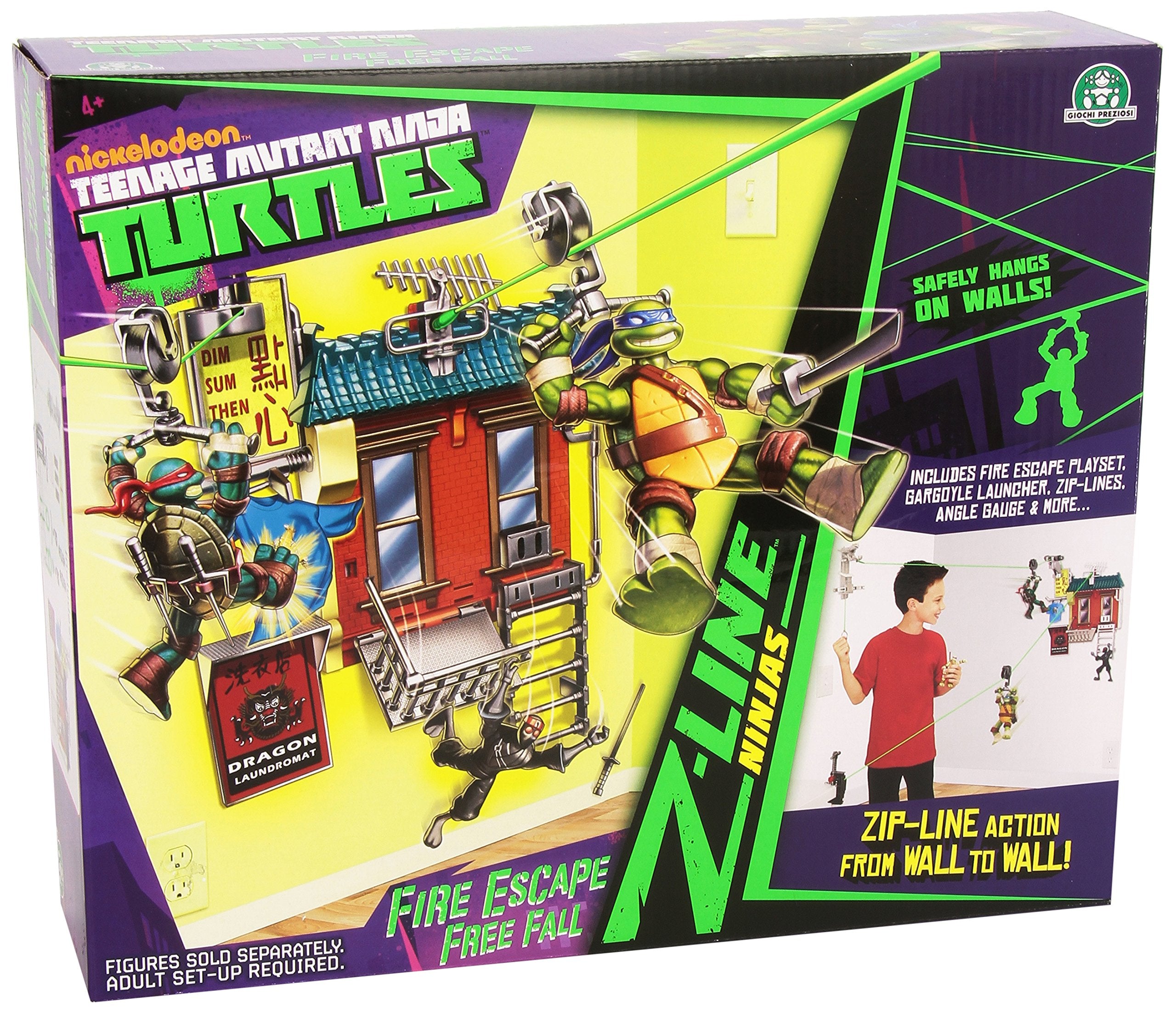 TORTUGAS NINJA - Playset Z Line vuurladder (Giochi Preziosi 95040