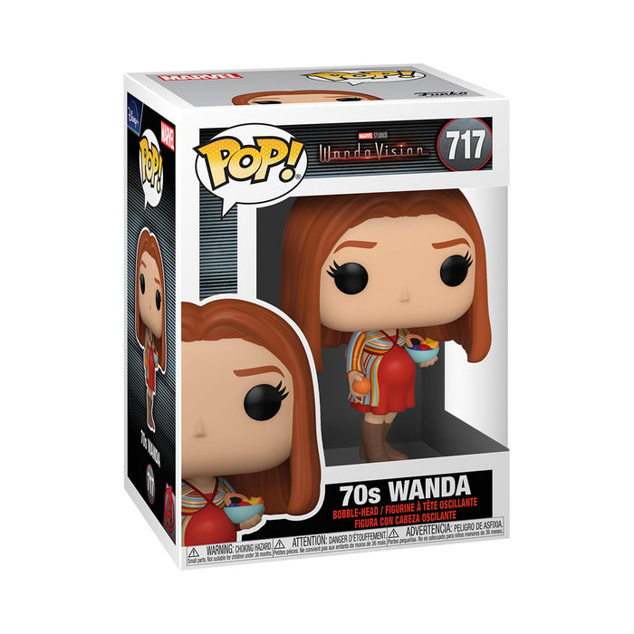 Funko POP! Marvel: WandaVision - Wanda Maximoff 70s - Collectable Vinyl Figure - Gift Idea - Official Merchandise - Toys for Kids & Adults - TV Fans - Model Figure for Collectors and Display