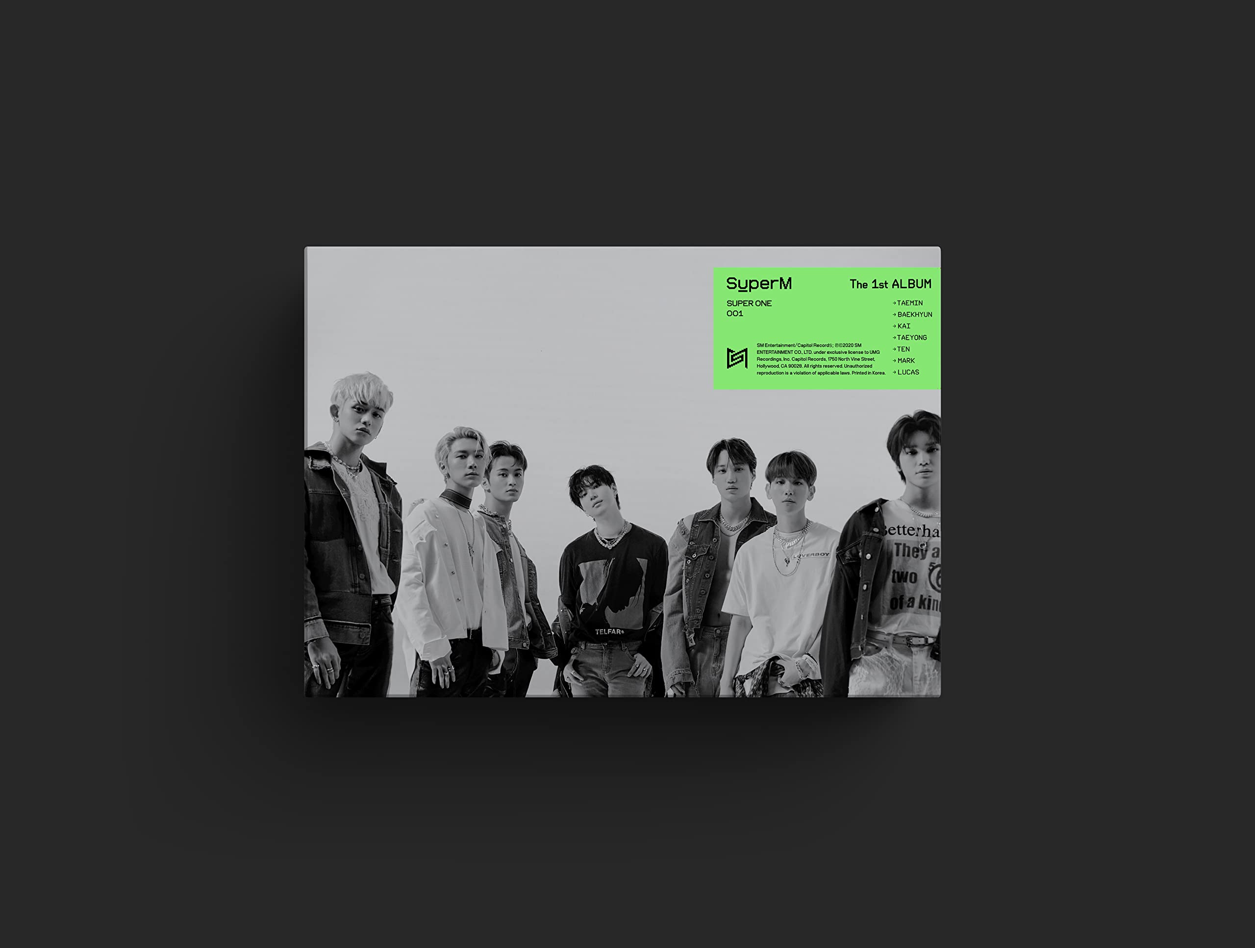 SuperM The 1st Album 'Super One' One Ver.