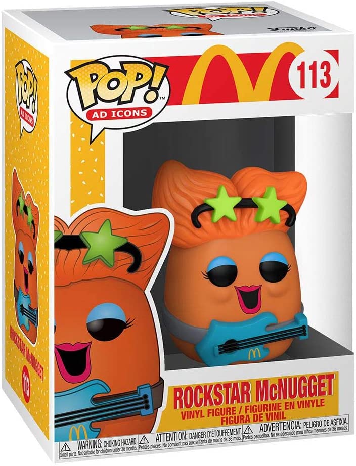 Funko 52988 McDonalds Rockstar Nugget Collectable Toy, Multicolour