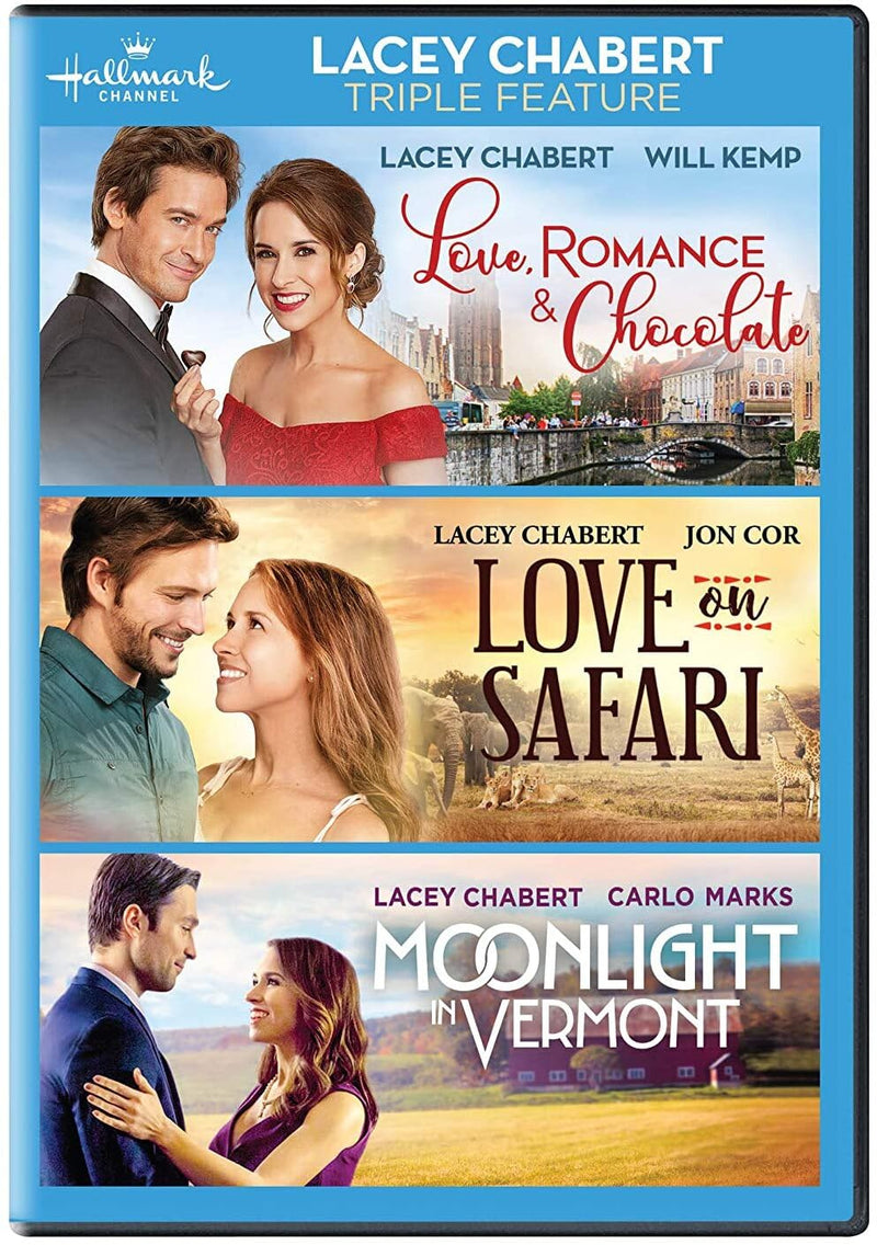 Lacey Chabert 3-Movie Collection (Love, Romance & Chocolate, Love on Safari, Moonlight In Vermont)