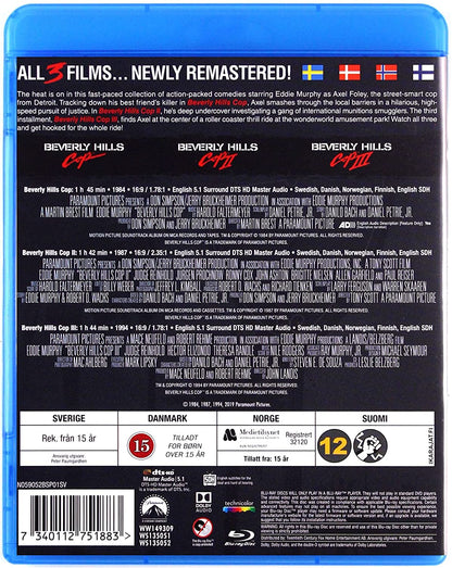 Beverly Hills Cop 1-3   (English audio. English subtitles