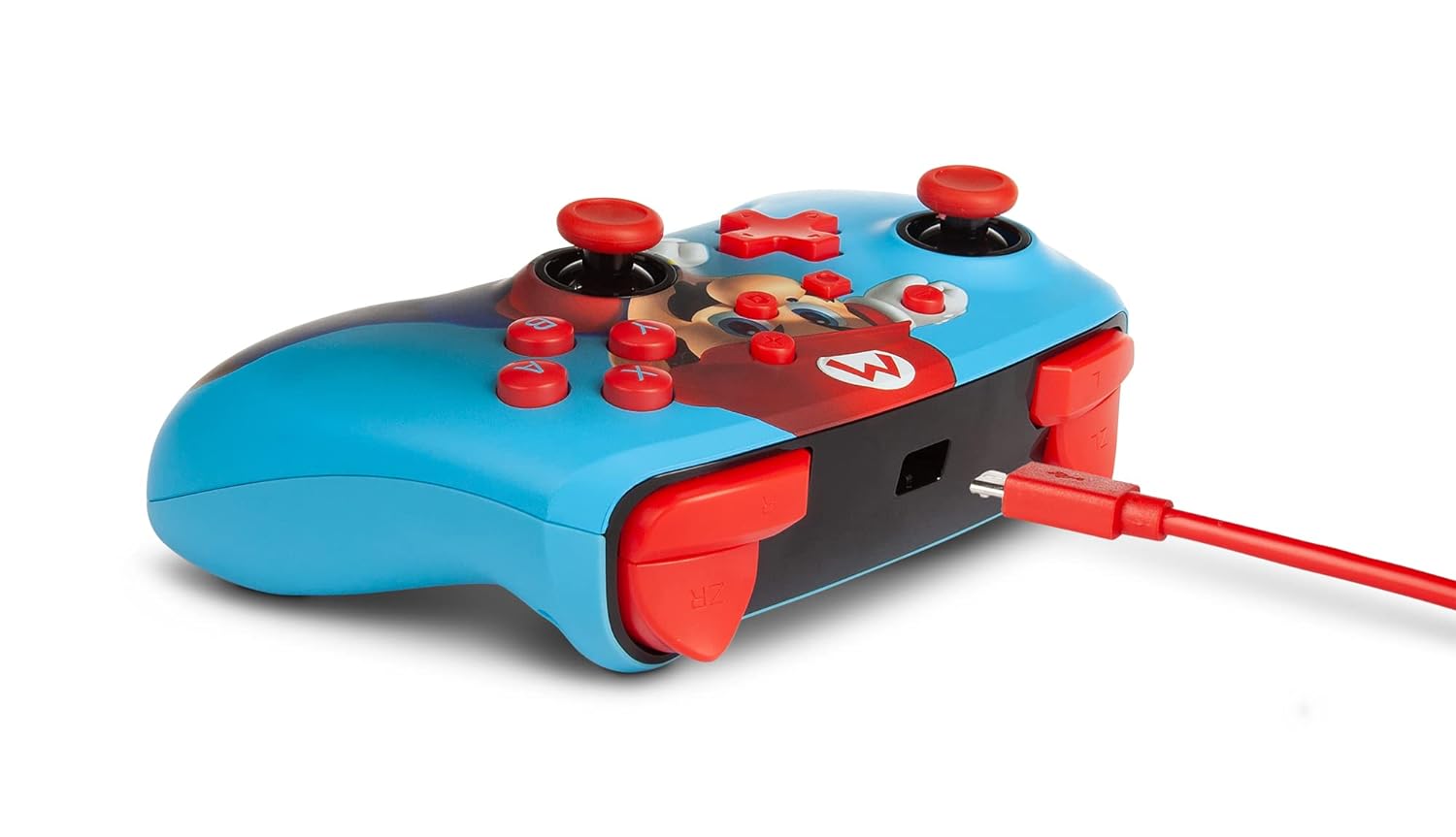 PowerA Enhanced Wired Controller for Nintendo Switch – Mario Punch, Gamepad, Wired Video Game Controller, Gaming Controller