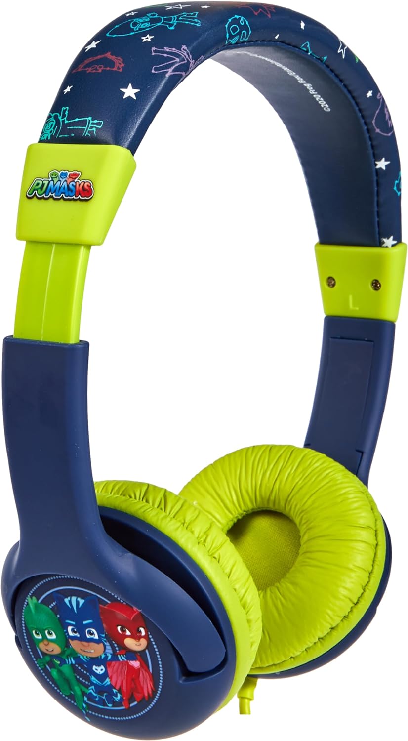 OTL Technologies PJ Masks Junior Casque d'écoute, Filaire, pour Enfants (Produit sous Licence Officielle