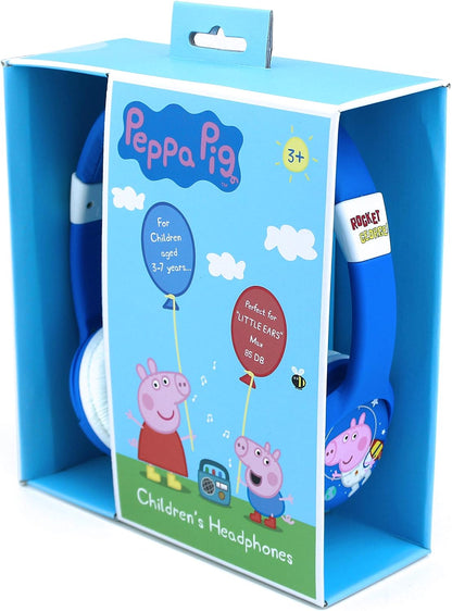 OTL Technologies Peppa Pig George Rocket Junior Casque d'écoute, Filaire, pour Enfants (Produit sous Licence Officielle