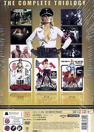 Ilsa Trilogy - The Shewolf From Waffen Ss -  (3 Dvd Box Set)