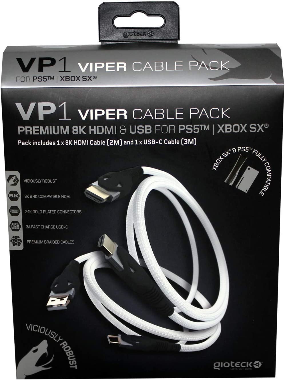 Gioteck PREMIUM VIPER CABLE