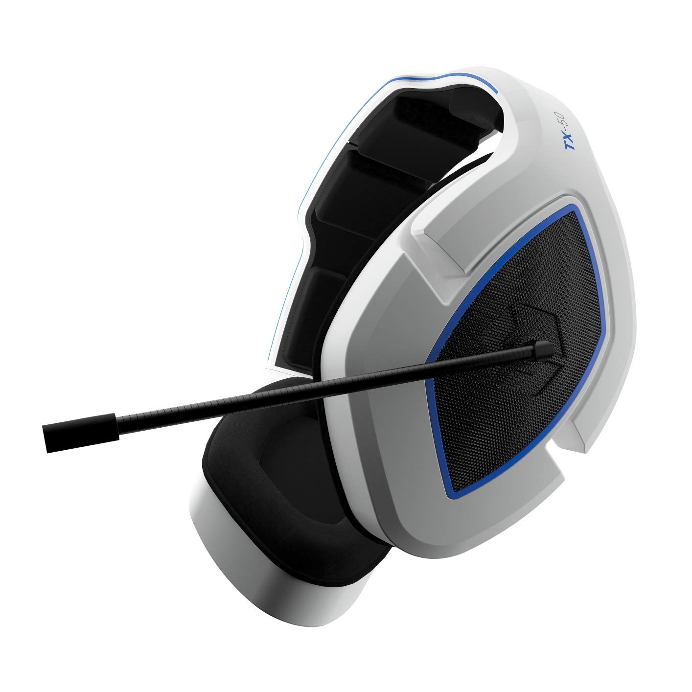 Gioteck TX-50 Wired Stereo Gaming Headset (PS5) (White/Blue) (4/16) (PS5