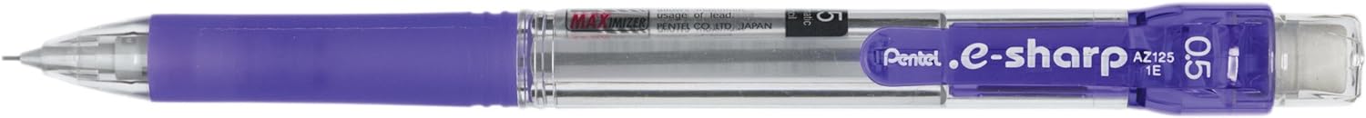 Pentel E Sharp YAZ125/RCY/2M - Portaminas (0,5 mm, 2 unidades