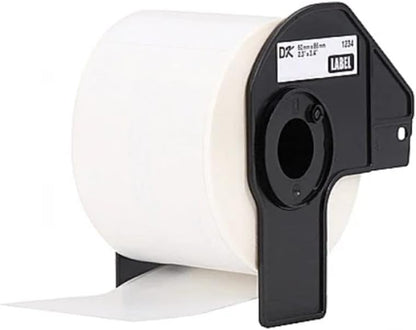 Brother DK11234 - Paper - self-adhesive - black on white - 60 x 86 mm 260 label(s) (1 roll(s) x 260) die cut labels