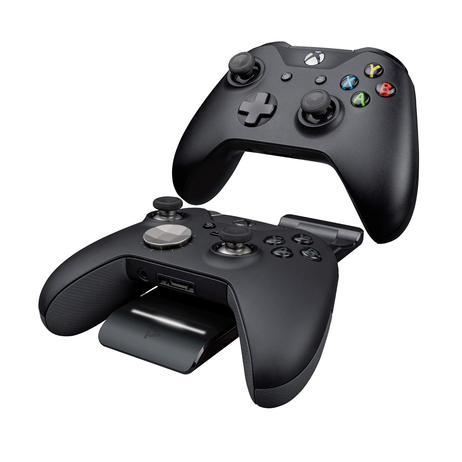 PDP Gaming Dual Ultra Slim Charge System für Xbox Series X/S or Xbox One, Magnetic laden Station für Two Wireless Xbox Controllers, Cinematic Lights mit Auto-Dim, Offiziell Microsoft EU PLUG Black EU