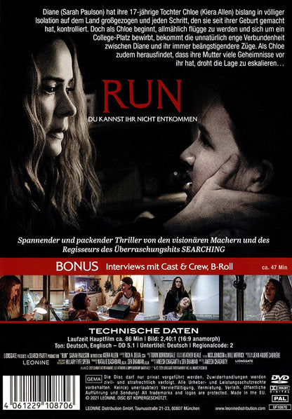 Run - Du kannst ihr nicht entkommen