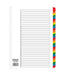 ValueX Index 1-31, A4, Coloured Mylar tabs