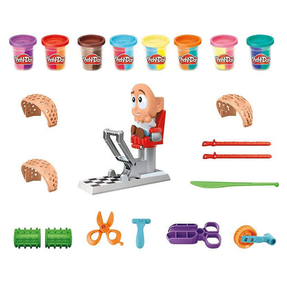 Play-Doh Crazy Cuts Stylist Hair Salon Pretend Play Toy for Kids 3 Years and Up with 8 Tri-Color Cans, 57 Grams Each, Non-Toxic, Multicolor, 6.68 x 27.94 x 21.59 cm CRAZY CUTS Single