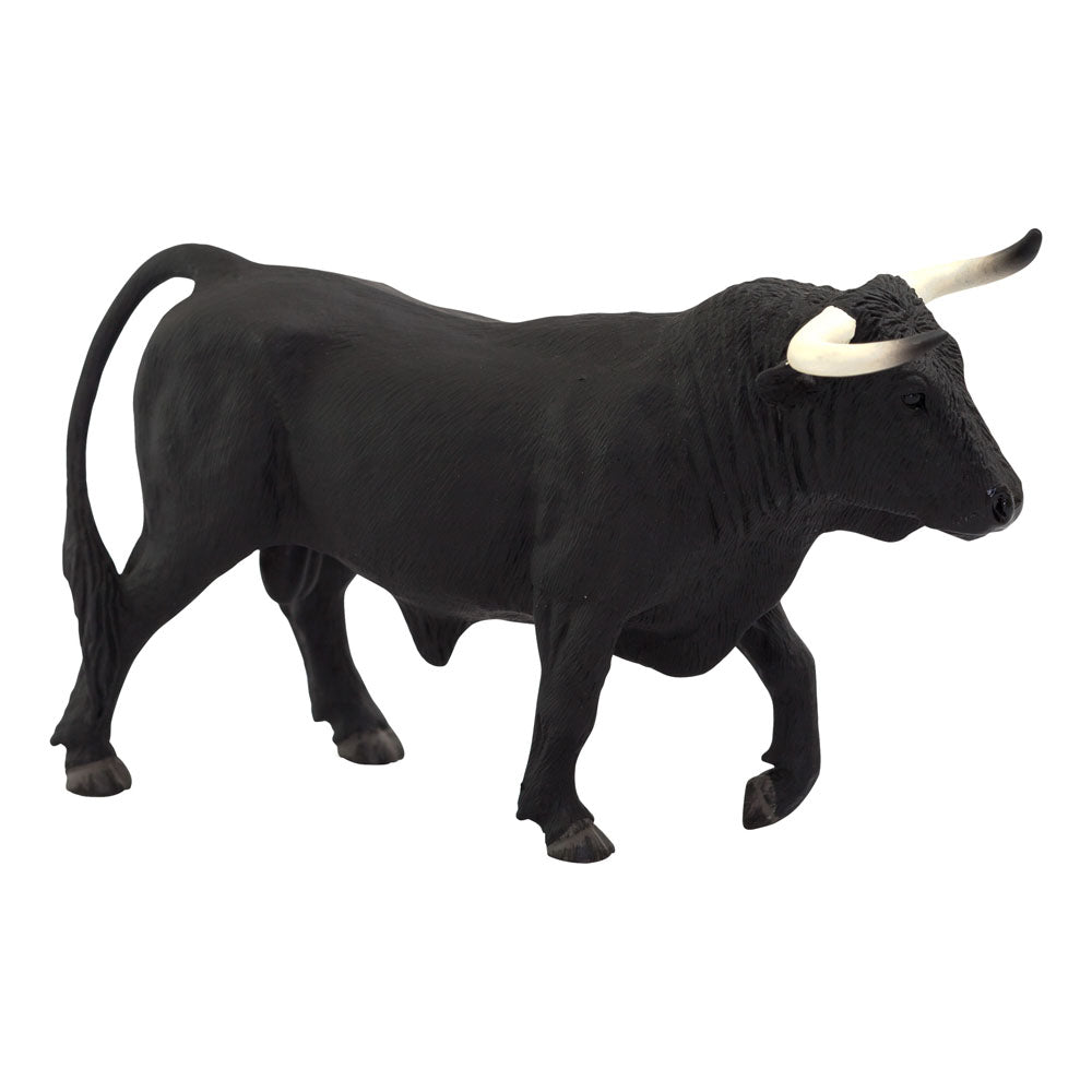 ANIMAL PLANET Farm Life Spanish Bull Toy Figure, Black (387224)