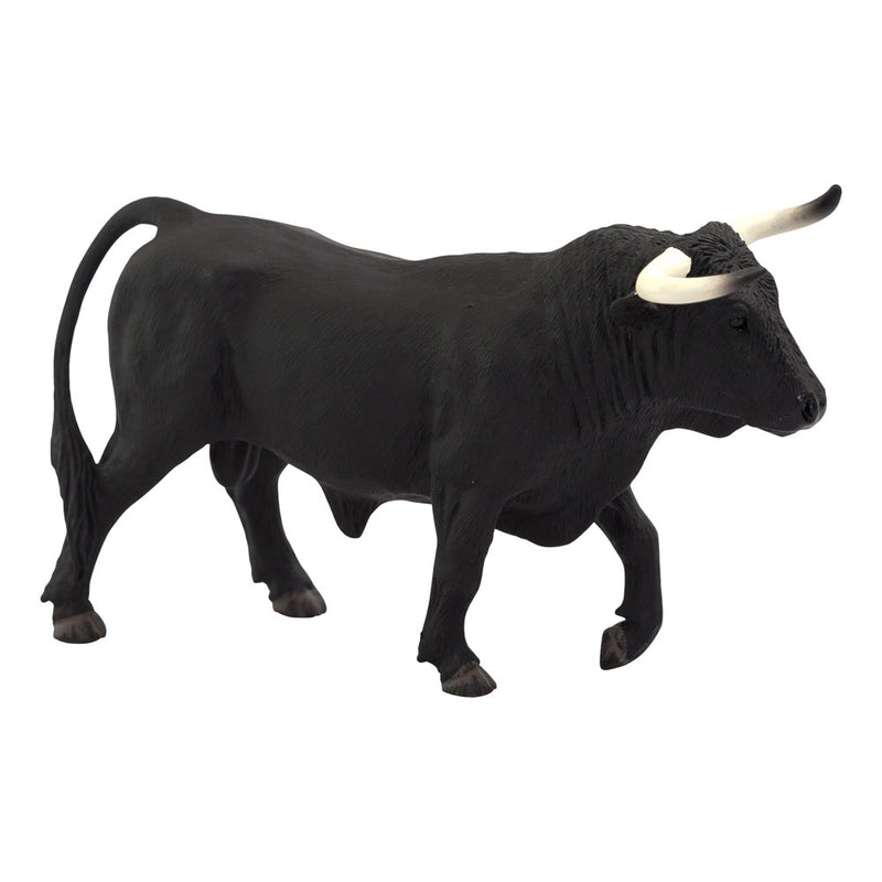 ANIMAL PLANET Farm Life Spanish Bull Toy Figure, Black (387224)