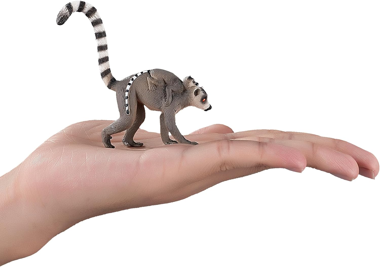 MOJO Lemur with Baby Toy Figure