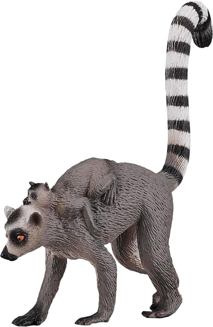 MOJO Lemur with Baby Toy Figure