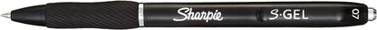 Sharpie S-Gel | Gel Pens | Medium Point (0.7mm) | Black Ink | 12 Count