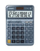 Casio Tischrechner DF-120EM, 12-stellig, Cost/Sell/Margin, Gesamtsummen-Speicher, Solar-/Batteriebetrieb, silber