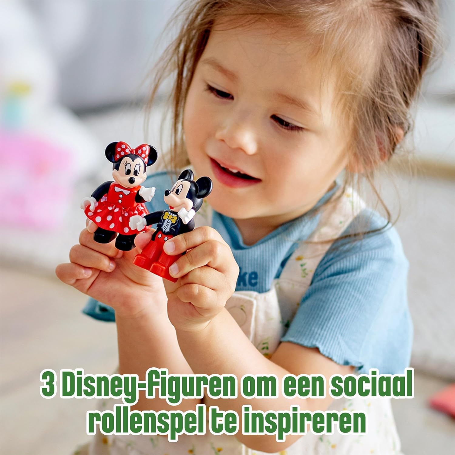 LEGO 10941 DUPLO Disney Mickey & Minnie Birthday Train, Building Toys for Toddlers with Number Bricks, Cake and Balloons, 2 Year Old Girls & Boys Gifts & Disney Mickey Mouse Clubhouse