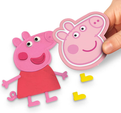 Play-Doh Peppa Wutz Stylingset mit 9 Dosen und 11 Accessoires, Peppa Wutz Spielzeug für Kinder ab 3 Jahren, Multicolour