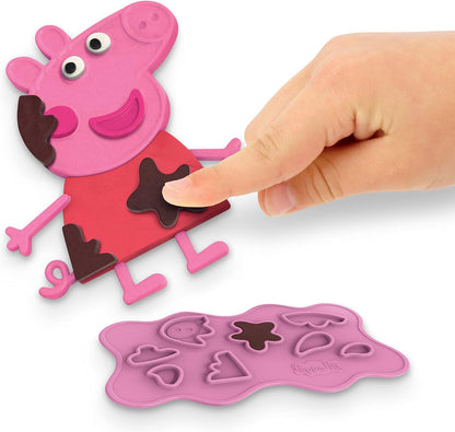 Play-Doh Peppa Wutz Stylingset mit 9 Dosen und 11 Accessoires, Peppa Wutz Spielzeug für Kinder ab 3 Jahren, Multicolour