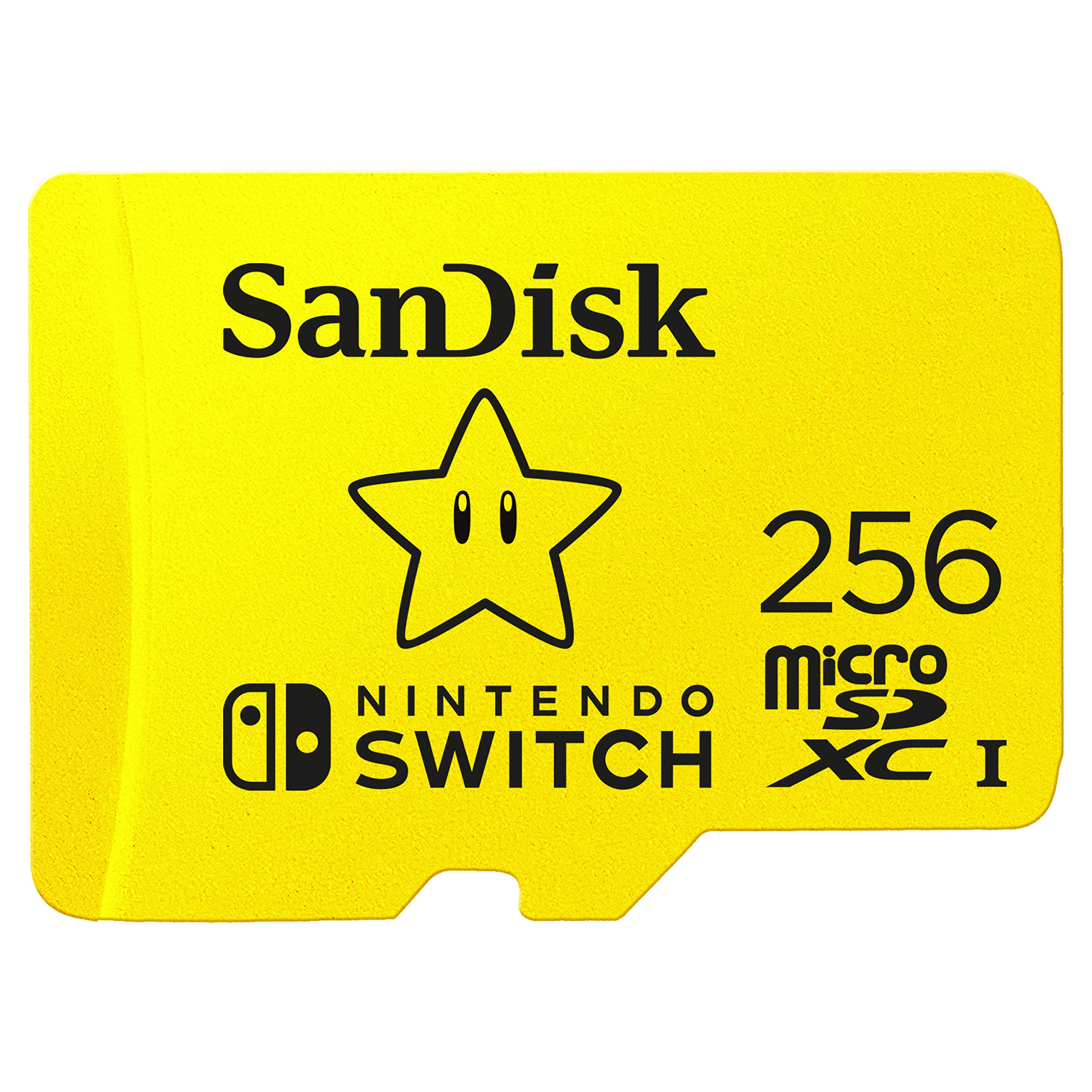 SanDisk 256GB microSDXC UHS-I card for Nintendo Switch- Nintendo licensed Product 256GB Super Mario Super Star