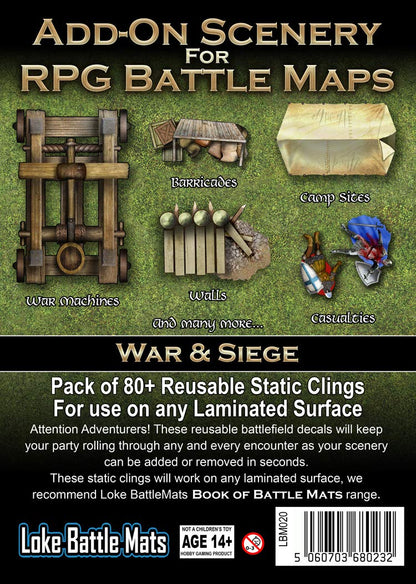 Add-On Scenery for RPG Battle Maps - War & Siege