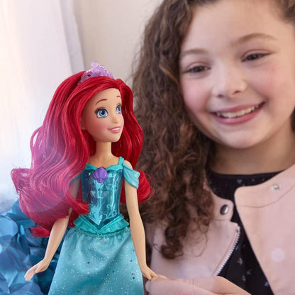Disney Princess Royal Shimmer Ariel Doll, Fashion Doll with Skirt and Accessories, Toy for Kids Ages 3 and Up