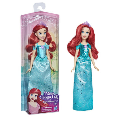 Disney Princess Royal Shimmer Ariel Doll, Fashion Doll with Skirt and Accessories, Toy for Kids Ages 3 and Up