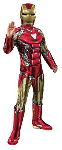 Rubie's Official Marvel Avengers Endgame Iron Man Deluxe Childs Costume, Kids Superhero Fancy Dress