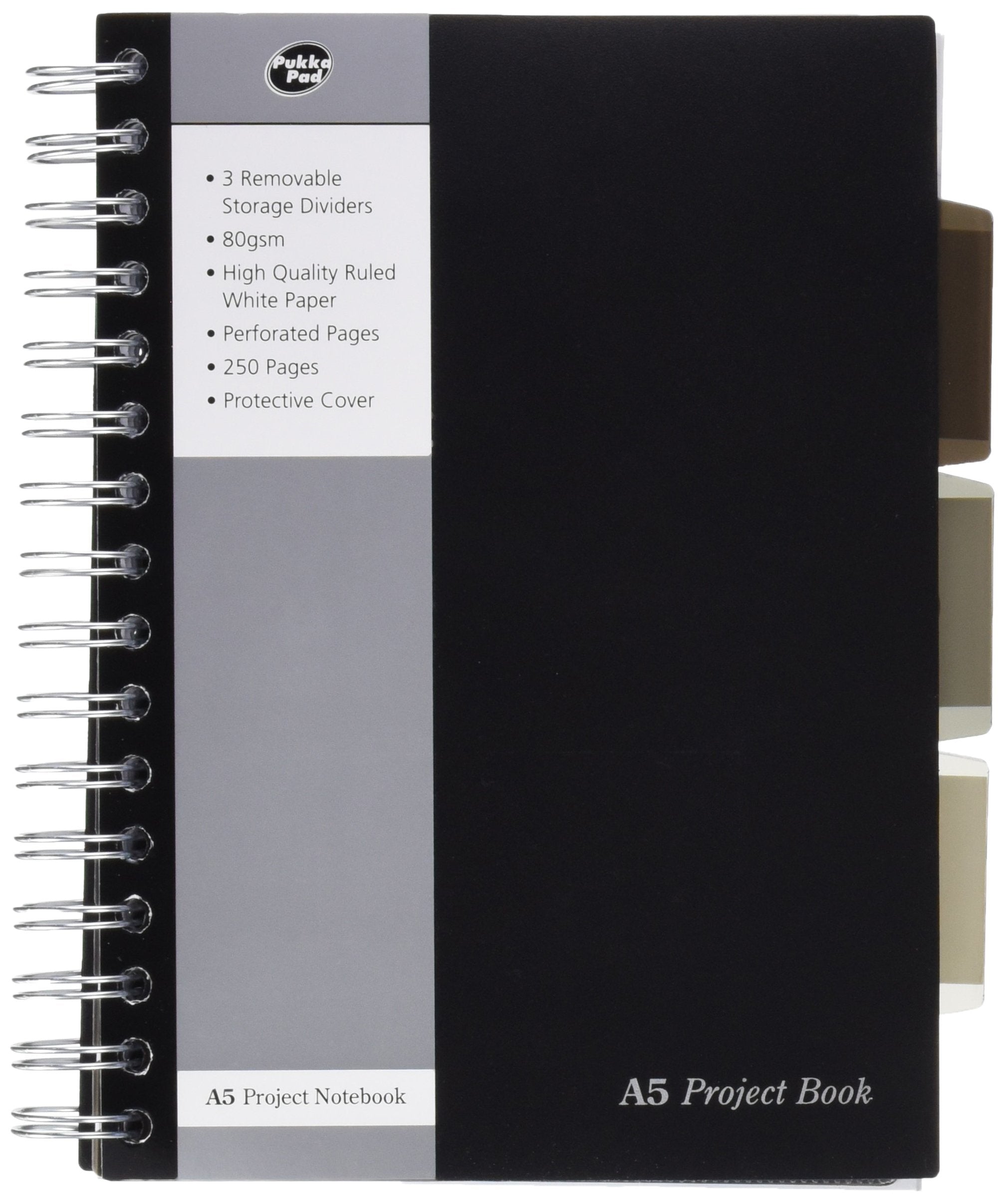 Pukka Pads SBPROBA5 A5 Project Book - Silver (Pack of 3