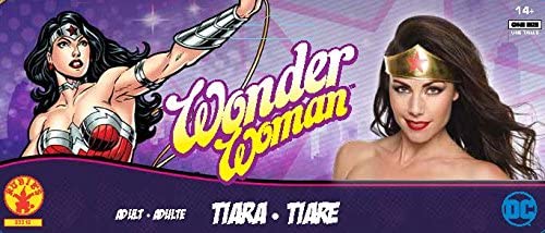 Rubie's Official Wonder Woman Tiara Fancy Dress Costume One Size